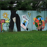 Grafitti in der Puschkinstraße