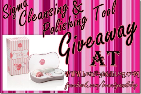 Giveaway Sigma Cleansing And Polishing Tool