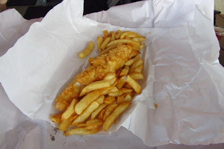 Imagini Insula de Nord: fish & chips ca in Noua Zeelanda