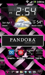 TSF Shell Theme Zebra Pink HD