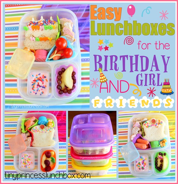 EasyLunchBoxes for the birthday girl and firends!
