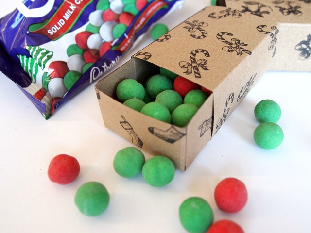 vintage treat box with candy