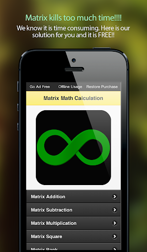 Advance Matrix Calculator