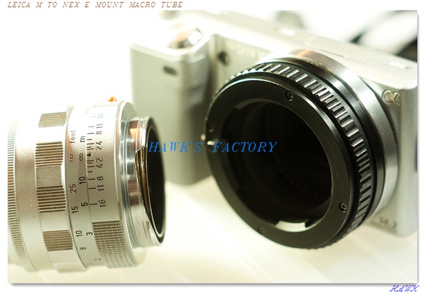 Leica M to E mount Helicoid adapter