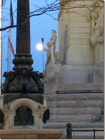 2014, 03-15 Full Moon in downtown Indy (3)