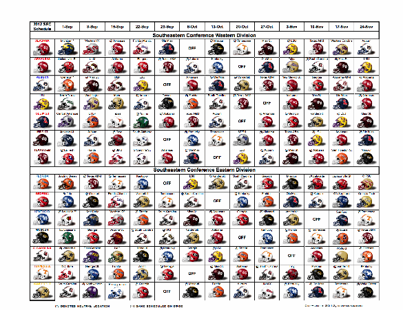2012_SEC_Helmet_Schedule