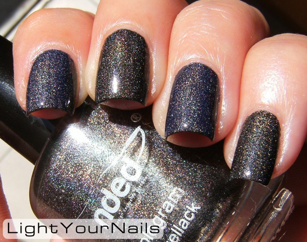 nded holographic Brown Saddle + Essence Glowing in the Dark top coat