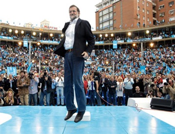 Rajoy levitando
