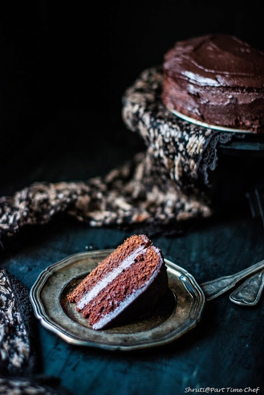 Dark Chocolate cake-2
