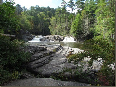 Linville falls, first level