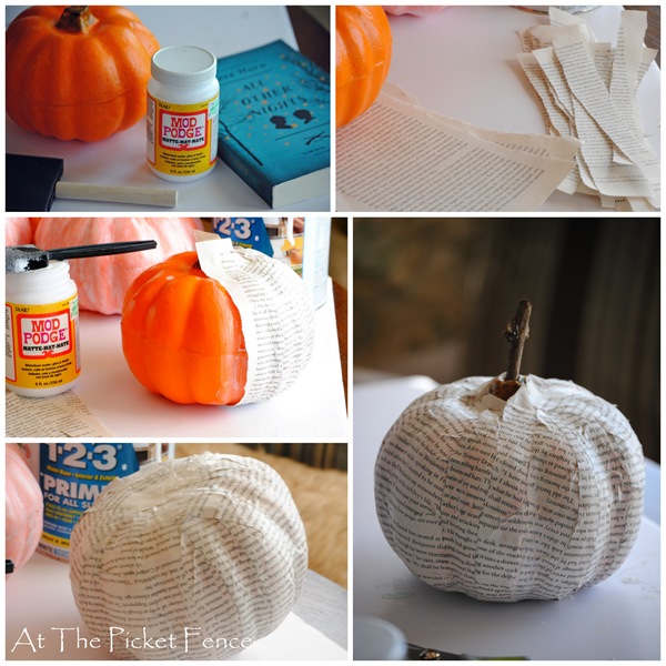 DIY Composition Book Tote Bag - A Pumpkin And A Princess