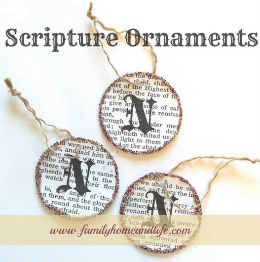a scripture ornaments g