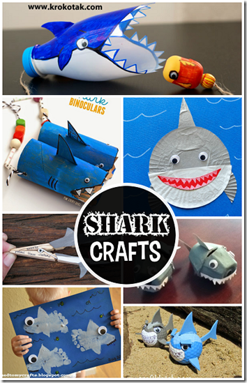 12 FUN Shark Crafts for Kids