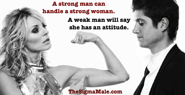 Strong man strong woman
