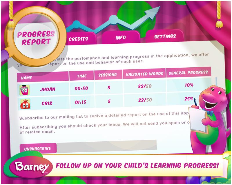 Learn Spanish With Barney Screen 3