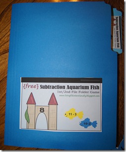 FREE Subtraction Fish Math Game FREE Subtraction Fish Math Game