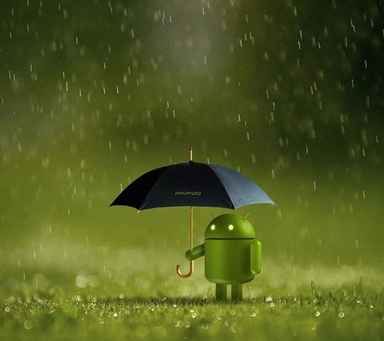 Android in Rain_33579569