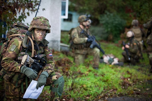 Фотографии с немецко-голландских учений