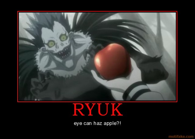 Ryuk can haz apples?