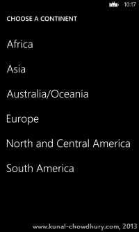 List of all available maps in Windows Phone 8