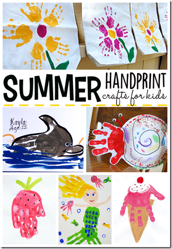 summer hand art - So many super cute summer crafts for kids to make! summer hand art - So many super cute summer crafts for kids to make!