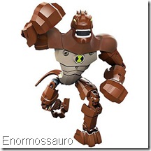 Lego Ben 10 enormossauro humongossauro Força Alienígena - Alien Force