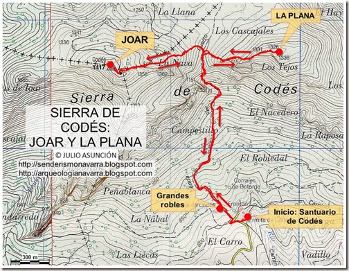Mapa Sierra de Codés