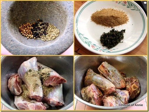 Herbs and Spices for Lamb Shanks