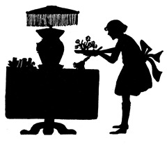 Vintage Cleaning Silhouette