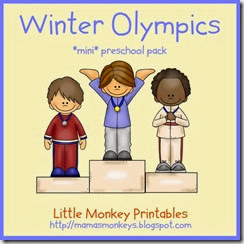 preschool pack, winter olympics