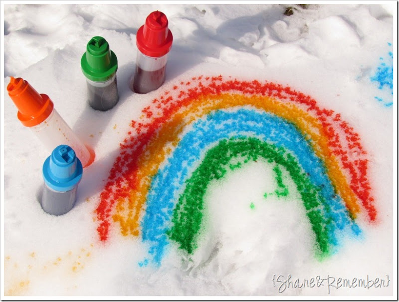 Art Outdoors: Snow Paint Markers » Share & Remember