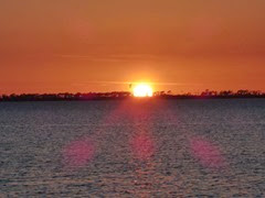 Crystal Beach Florida Sunset