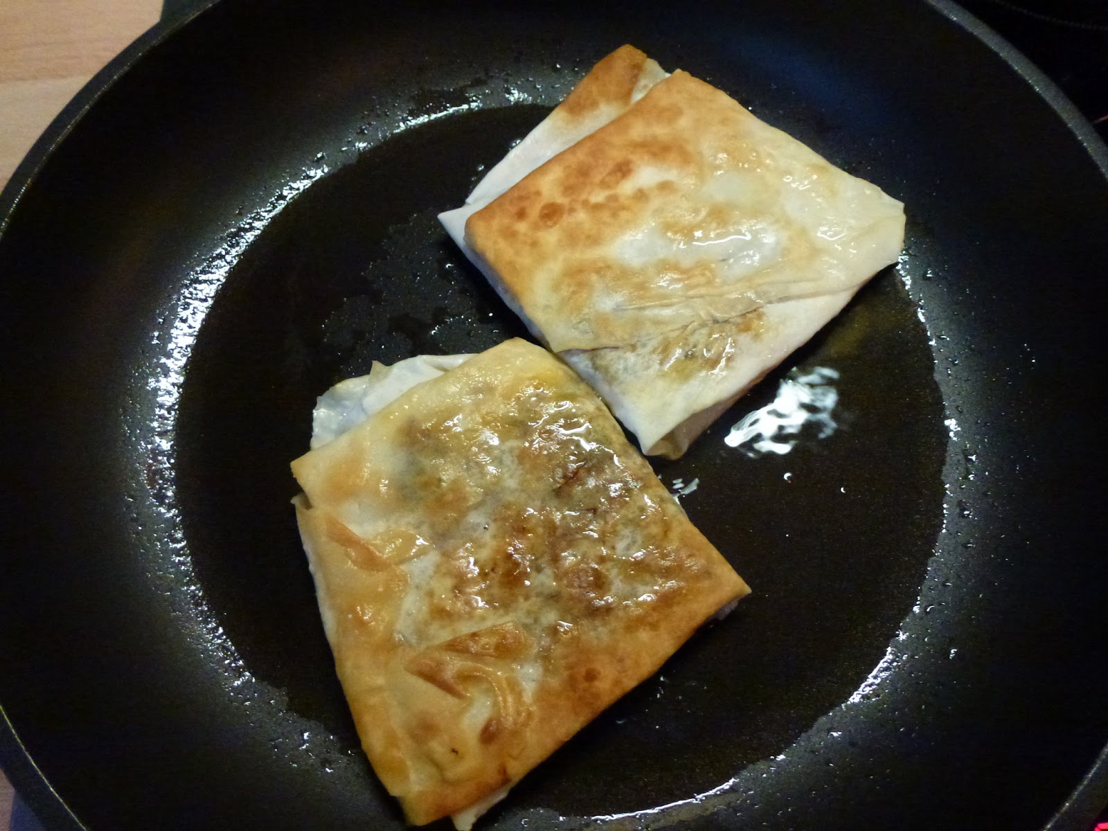Vegan Oriental: Auberginen Taschen / Patlicanli Gözleme