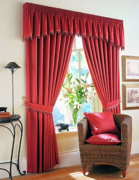 Red Curtains Drapes Drapes And Curtains