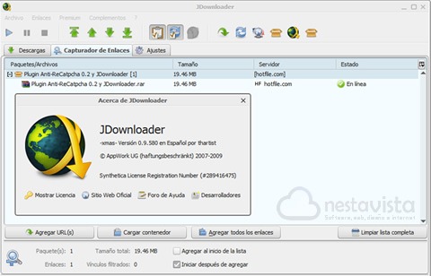 Descargar jdownloader