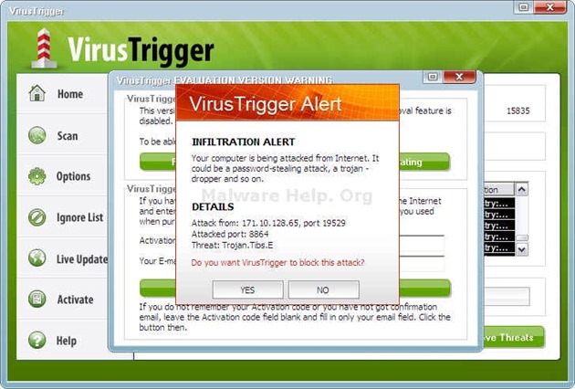 Virus Trigger