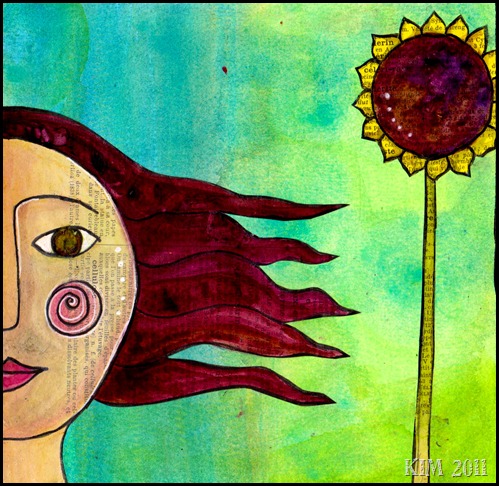June 2011, sunflower girl 001
