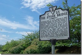 The Stone Bridge, Marker No. C-23 at county line