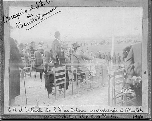 Palco del Hipodromo de Tablada 1909