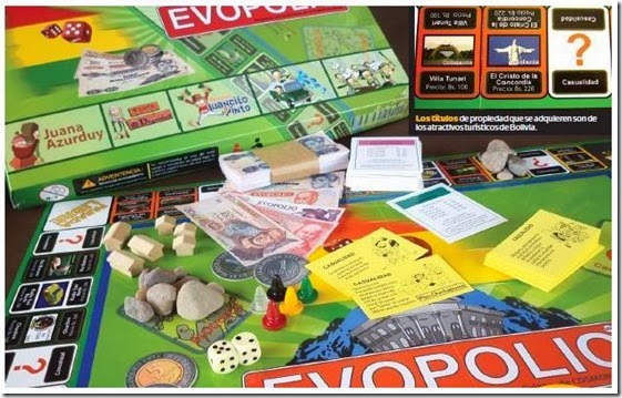 Evopolio, un juego que muestra la realidad “a la boliviana”
