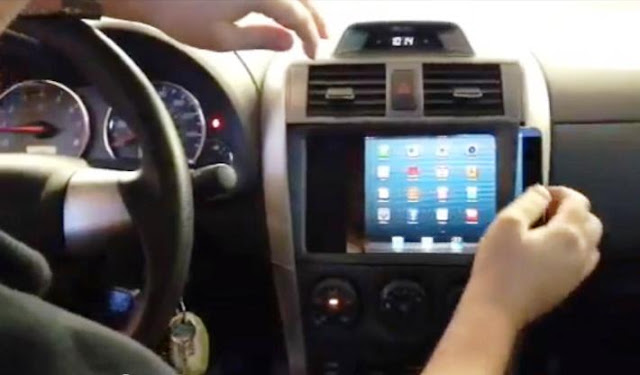 啥咪 Ipad Mini 才剛開賣 就有網路神人把它裝在車上 不怕被偷嗎 內含影片 Dr 愛瘋app Navi
