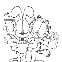 GARFIELD COLORING PAGES