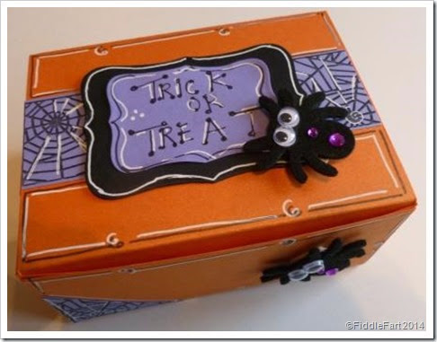 Halloween Trick or Treat Box using Sizzix Box Die