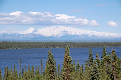Willow Lake with Wrangell-st Elias NP