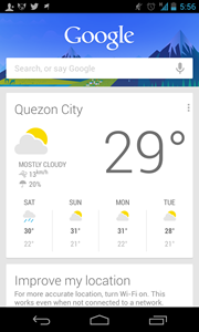 Google Now on Nexus 4 Philippines 2