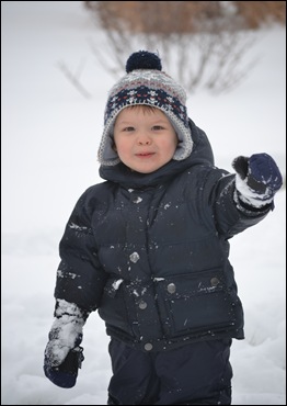 Playing in the snow 067