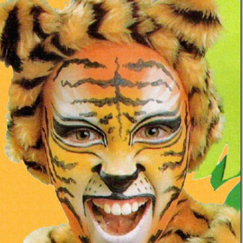 maquillaje de tigre paso a paso con fotos
