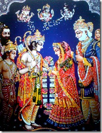 Sita and Rama's wedding