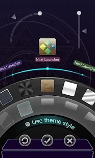 Next Launcher Theme  3D Magic Screenshots 5