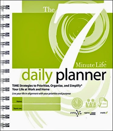 7 Minute Daily Life Planner Cover ~ Read Tess's Review at Circling Through This Life